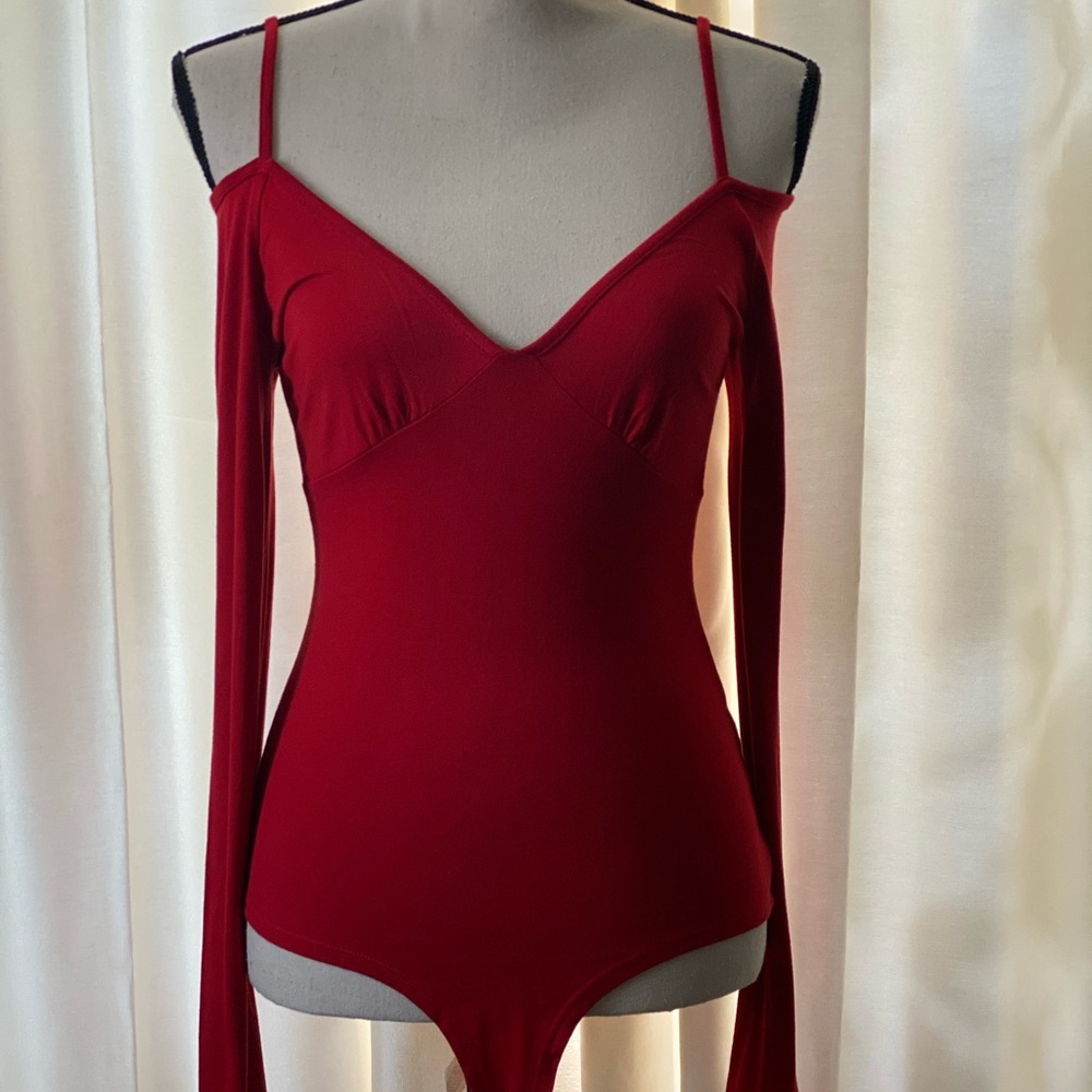 Red bodysuit